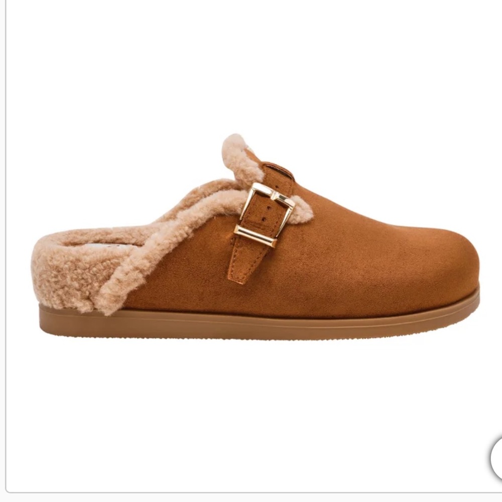DV by Dolce Vita Women's Cozy Slide Shearling Mules Size 7
